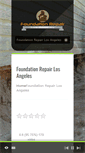 Mobile Screenshot of foundation-repair-los-angeles-la.com